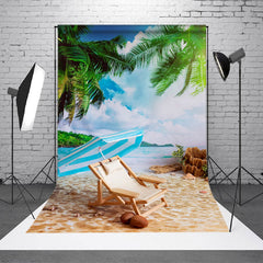 Strand Tropisch Strand Stuhl Foto Sommer Hintergrund