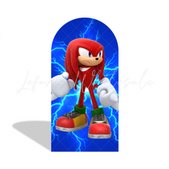 Sonic Cartoon Happy Birthday Party Bogenhintergrund Abdeckung Blauer Igel Rennspiel Jungen Deko