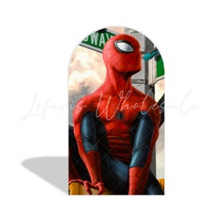Spiderman Super Hero Superhelden Thema Bogenwand Abdeckung Comic Jungen Party Deko