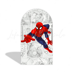 Super Hero Avengers Spiderman Thema Happy Birthday Bogenwand Abdeckung Marvel Deko