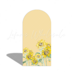 Yellow Sweet Bee Sunflower Theme Birthday Party Bogenwand Abdeckung Biene Sonnenblume Deko