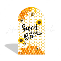 Yellow Sweet Bee Sunflower Theme Birthday Party Bogenwand Abdeckung Biene Sonnenblume Deko