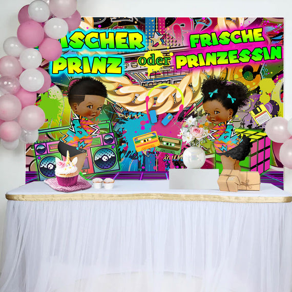 Frienda 'Happy Birthday' Banner, 60. Geburtstag – 5 Wimpelketten, Schwarz-gold, Je 3 M Lang, 12 Wimpel Pro Kette