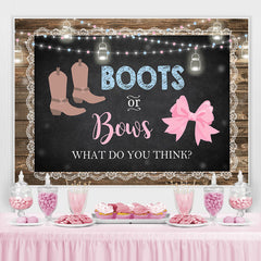 Stiefel Und Bögen Lofaris Niedlich Holz babydusche Hintergrund