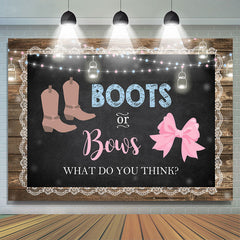 Stiefel Und Bögen Lofaris Niedlich Holz babydusche Hintergrund