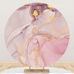 Gold Lila Gemischt Rosa Beige Abstrakt Kreis Hintergrund