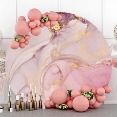 Gold Lila Gemischt Rosa Beige Abstrakt Kreis Hintergrund