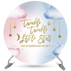Funkeln Funkeln Wolke Stern Runden Babydusche Hintergrund
